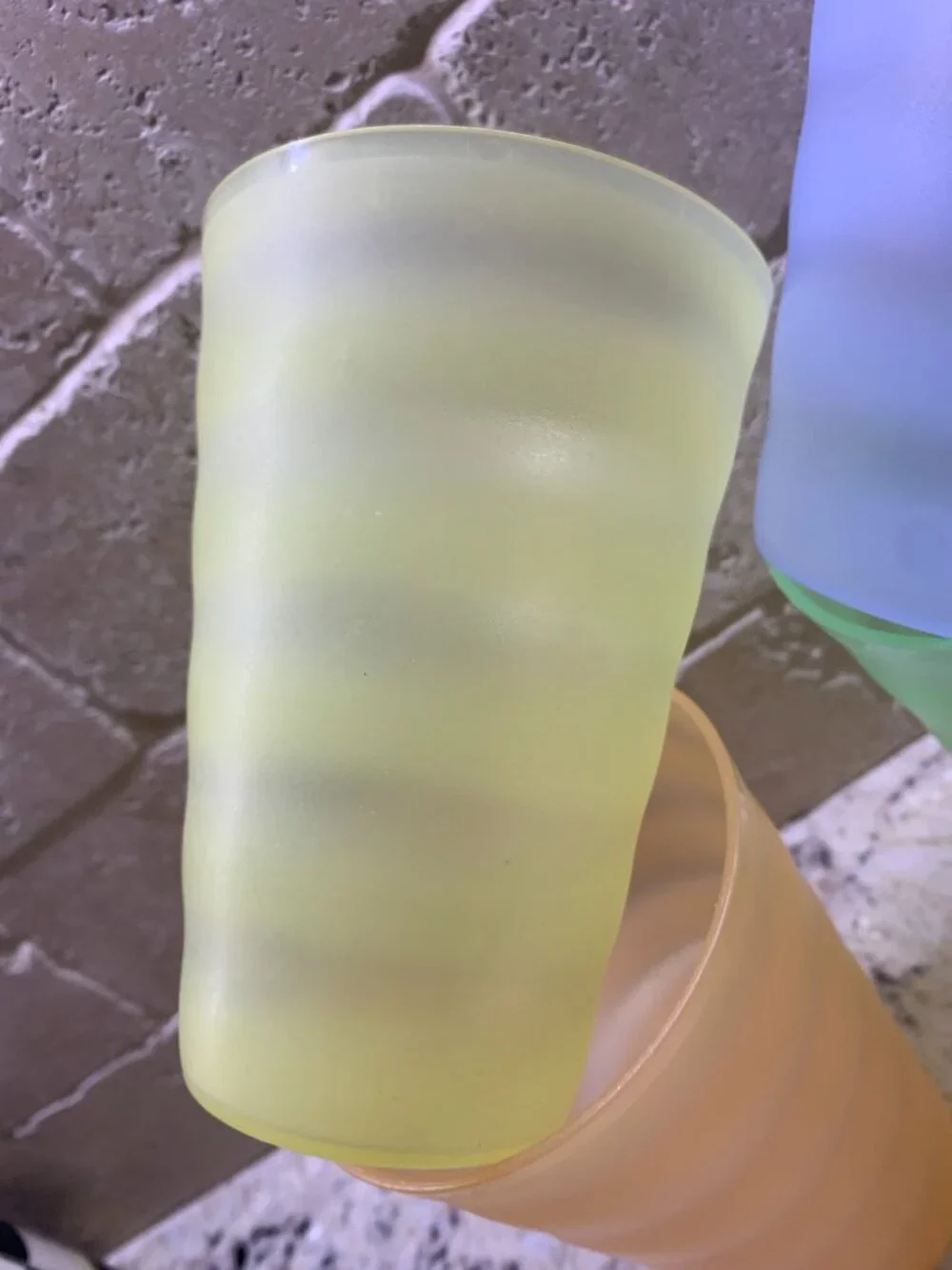 Tupperware Cups - Set of 4 - 3515A 500 ML Drinking Cup Multi-Colored